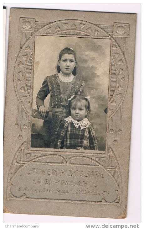 Souvenir Scolaire (c1910), La Bienfaisance, 8 Avenue Beau-Séjour, Bruxelles (Uccle) - Non Classés