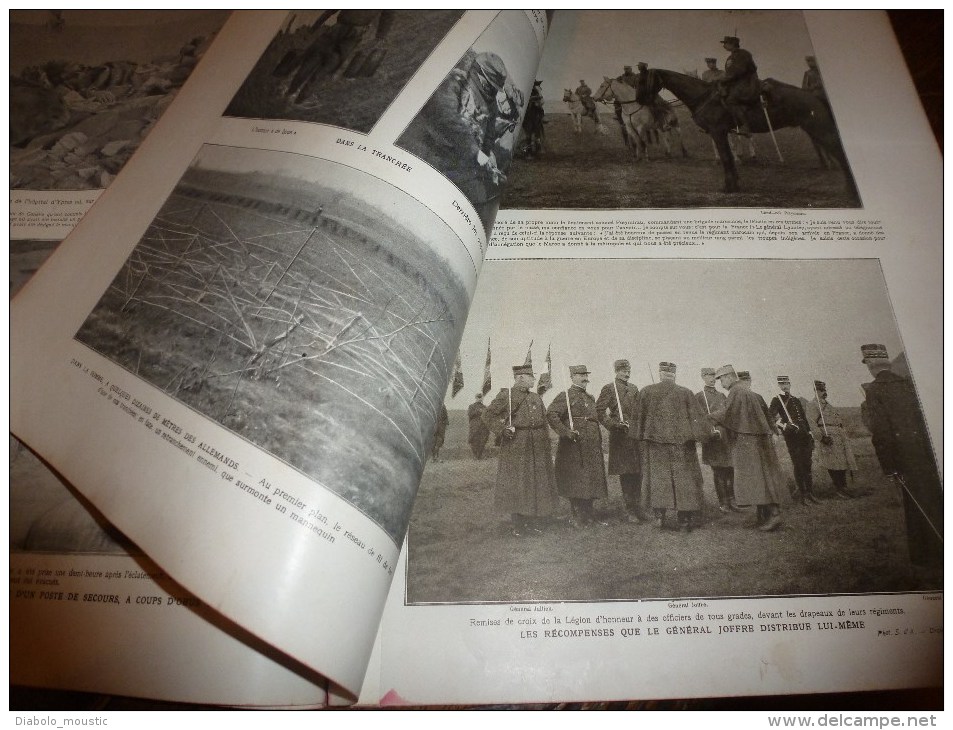 1915 GUERRE:Pain Français BON; Le Vétéran TIBLE; Alexandre De SERBIE;Mlle Canton-Baccara Héroïque Ambulancière;La Poste - L'Illustration