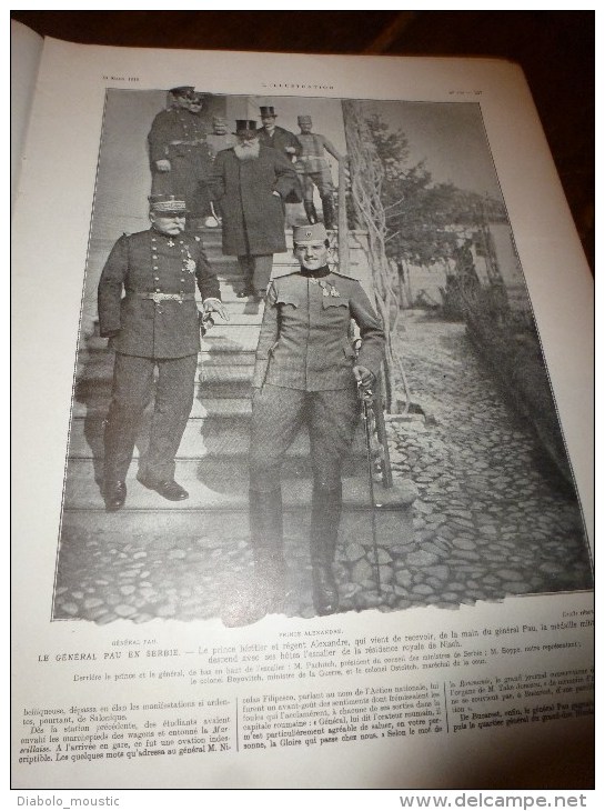 1915 GUERRE:Pain Français BON; Le Vétéran TIBLE; Alexandre De SERBIE;Mlle Canton-Baccara Héroïque Ambulancière;La Poste - L'Illustration