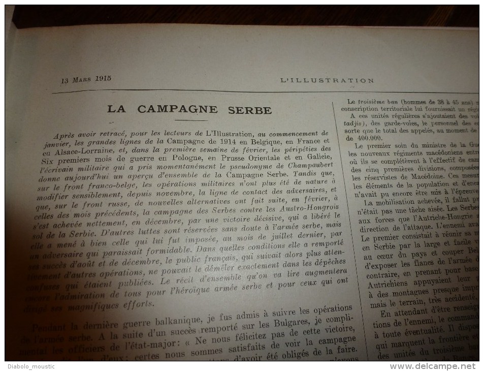 1915 GUERRE:Pain français BON; Le Vétéran TIBLE; Alexandre de SERBIE;Mlle Canton-Baccara héroïque ambulancière;La Poste