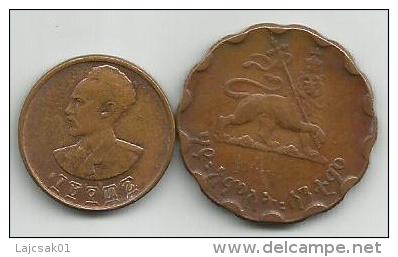 Ethiopia 1930  (?) 2 Coins - Ethiopië