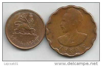 Ethiopia 1930  (?) 2 Coins - Ethiopië