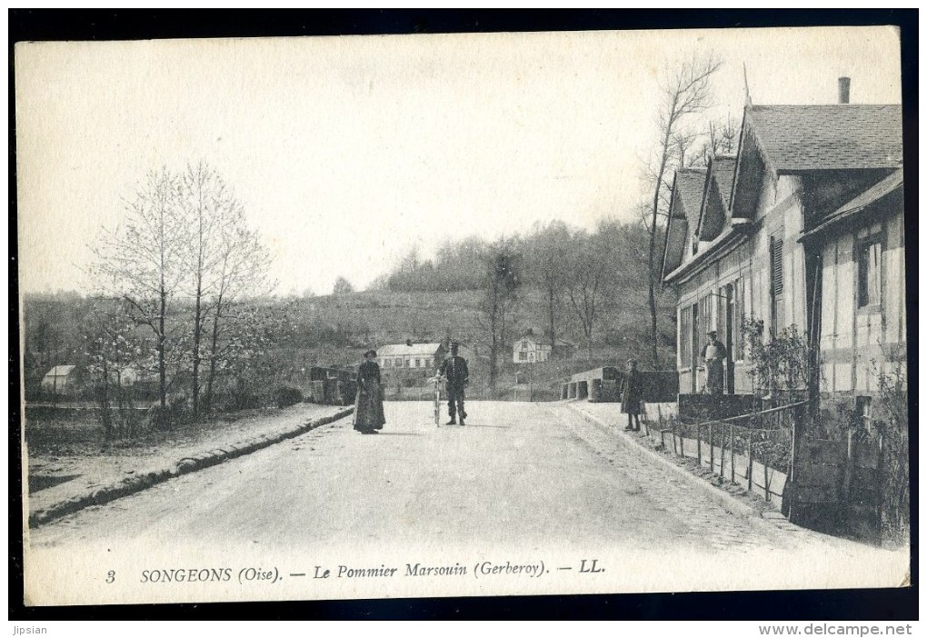 Cpa Du 60 Songeons  Le Pommier Marsouin ( Gerberoy )   PZ1 - Songeons