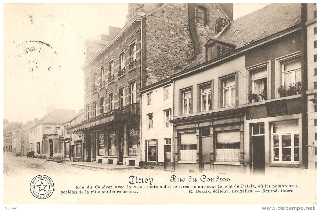 Ciney Rue Du Condroz 1916 Envoyer A Mon Gauthier (haversin) - Ciney