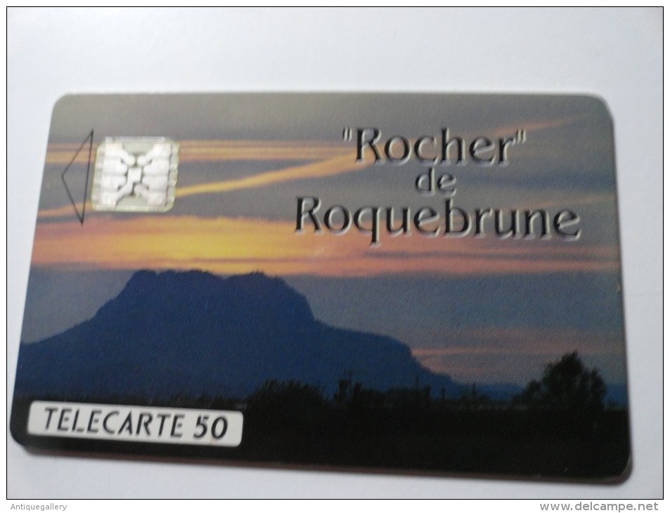 RARE : ROQUEBRUNE LE ROCHER USED CARD ISSUE 1000EX - Telefoonkaarten Voor Particulieren
