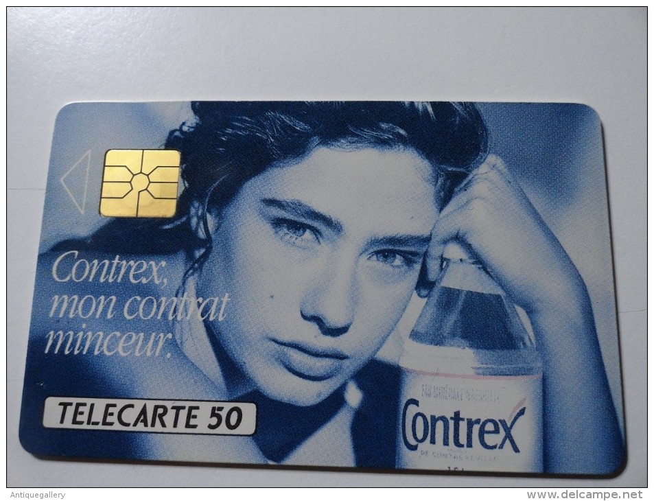 RARE : CONTREX  CONTRAT MINCEUR USED CARD ISSUE 1000EX - Privat