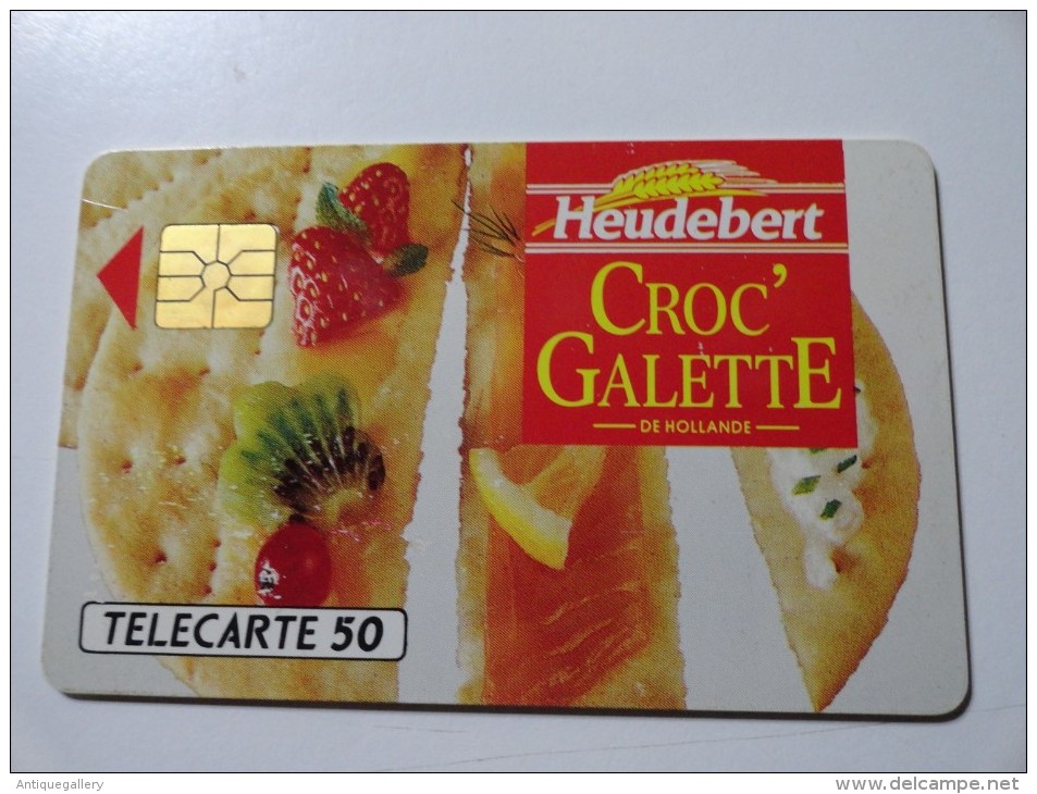 HEUDEBERT CROC' GALETTE USED CARD - Privat