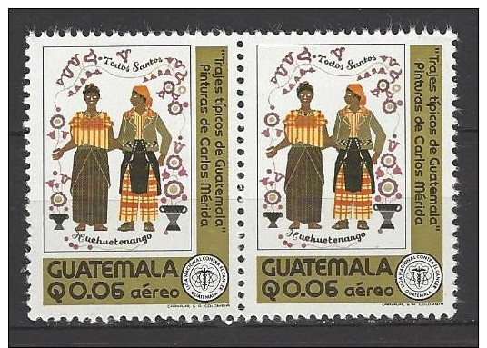 GUATEMALA Mi-Nr. 1080 Im Paar Trachten Postfrisch - Kostüme