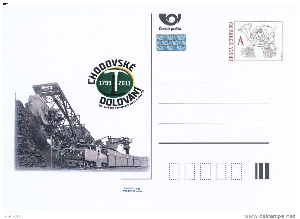 Czech Rep. / Postal Stat. (Pre2011/41) Chodov Mining (1799-2011), XV. Meeting Of Mining Towns And Villages - Postcards