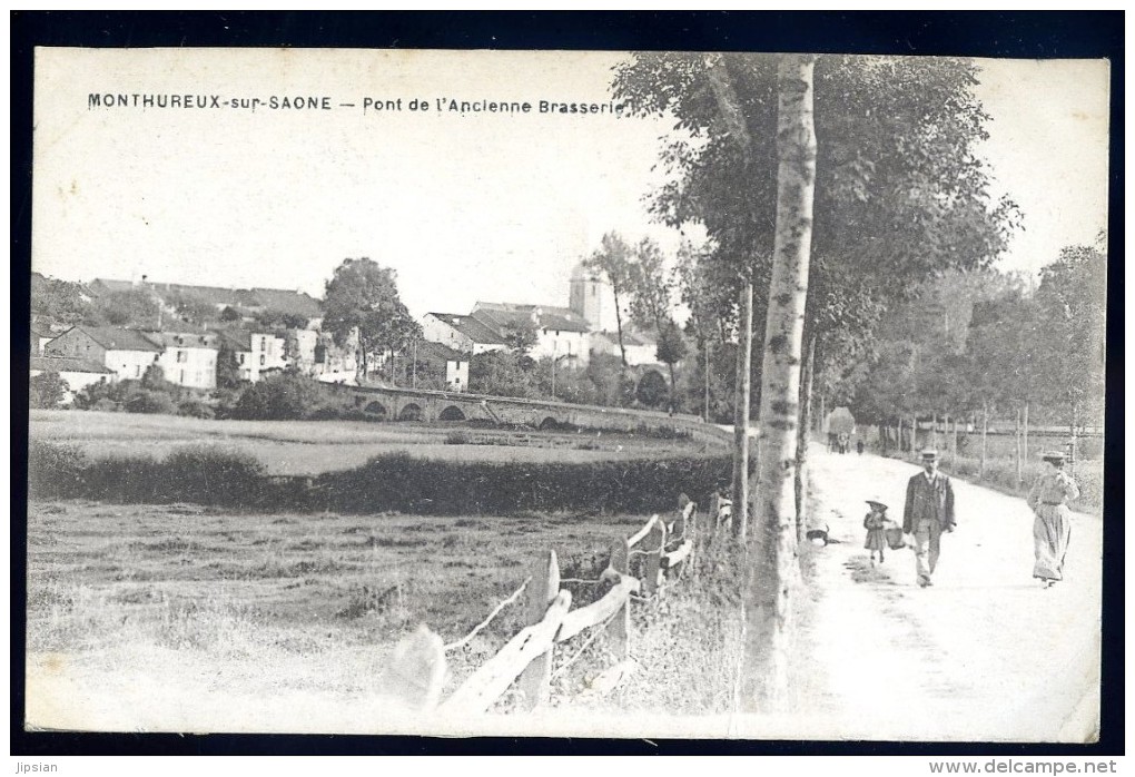 Cpa Du 88 Monthureux Sur Saône -- Pont De L' Ancienne Brasserie       PZ2 - Monthureux Sur Saone