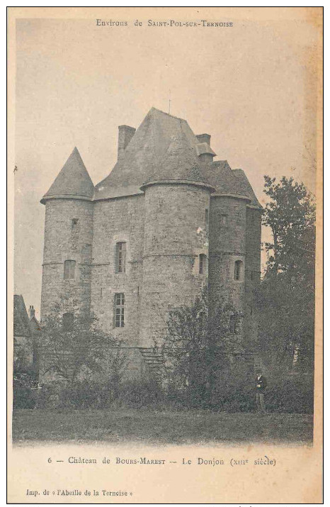 62.CHATEAU DE BOURS MAREST - Saint Pol Sur Ternoise