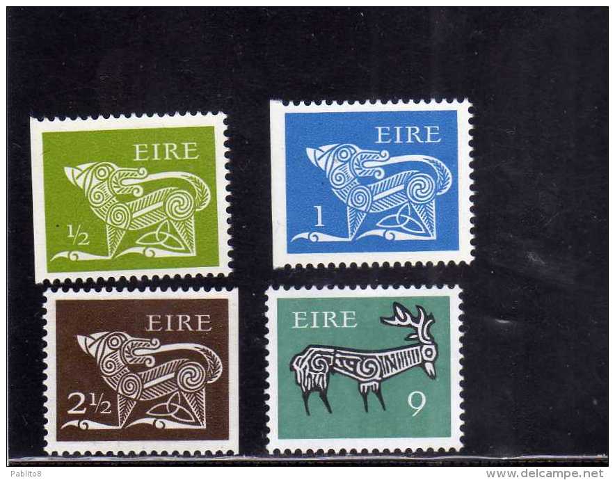 EIRE - IRLANDA - IRELAND 1968 - 1970 HERALDIC SYMBOLS ANIMALS DEFINITIVE STAMP SIMBOLI ARALDICI ANIMALI MNH - Unused Stamps