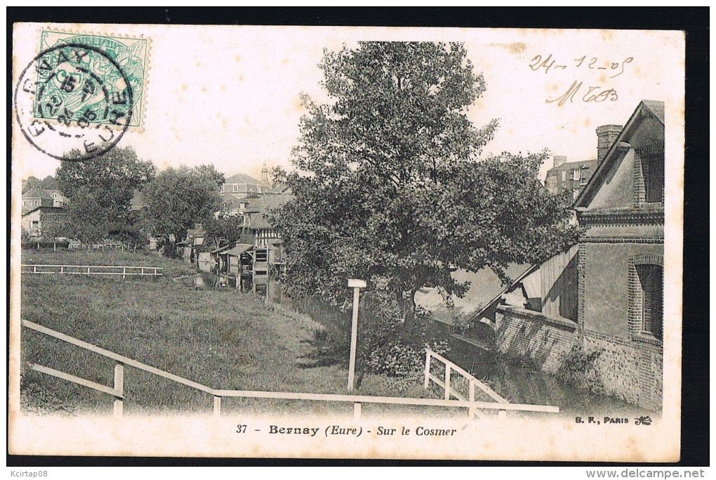 BERNAY . Sur Le Cosmer . - Bernay