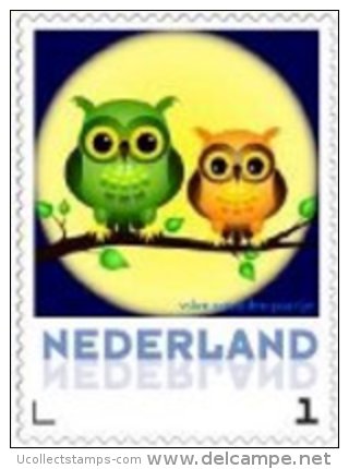 Nederland  2014   Uilen  Owls Eule        Postfris/mnh/sans Charniere - Personalisierte Briefmarken