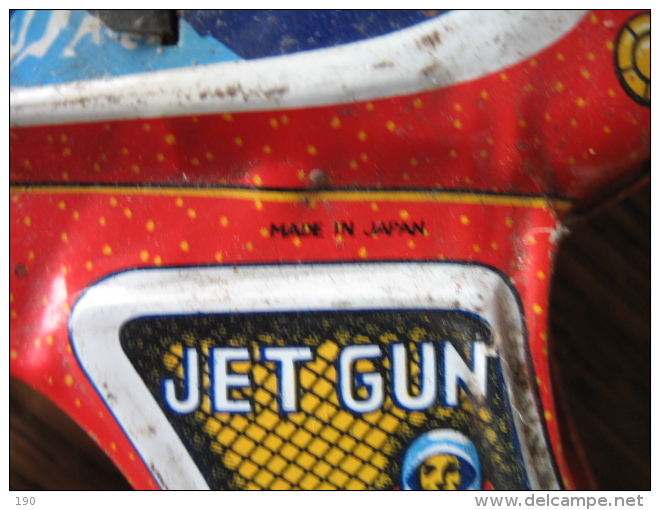 JAPAN METAL TOY:JET GUN - Toy Memorabilia