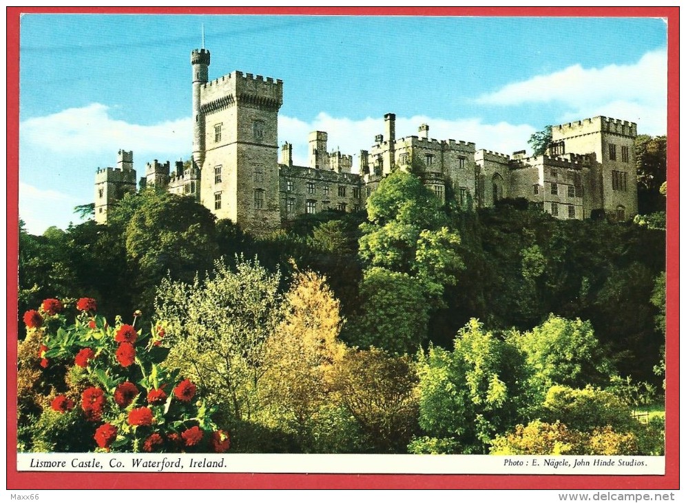 CARTOLINA VG IRLANDA - LISMORE - The Castle - 10 X 15 - ANNULLO 1979 - Waterford