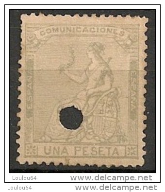 Timbres - Espagne - 1872-1873 - 1P - N° 137 - - Used Stamps