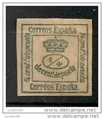 Timbres - Espagne - 1872-1873 - 1/4 - N° 130 - - Oblitérés