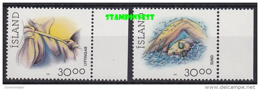 Iceland 1994 Sport 2v ** Mnh (18531) - Ongebruikt