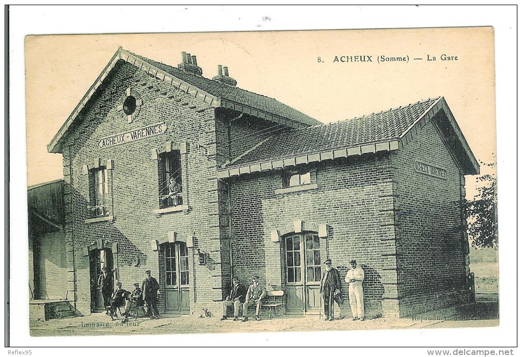 ACHEUX - La Gare - Acheux En Amienois