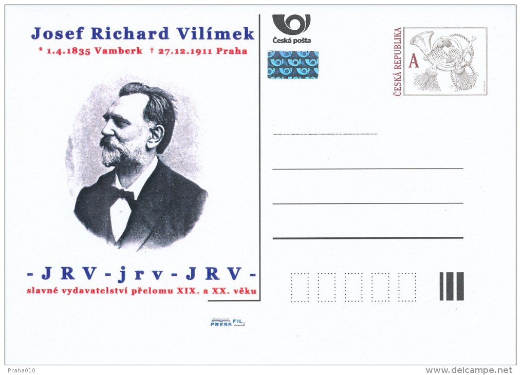 Czech Rep. / Postal Stat. (Pre2011/64) Josef Richard Vilimek (1835-1911) Czech Publisher - Postcards