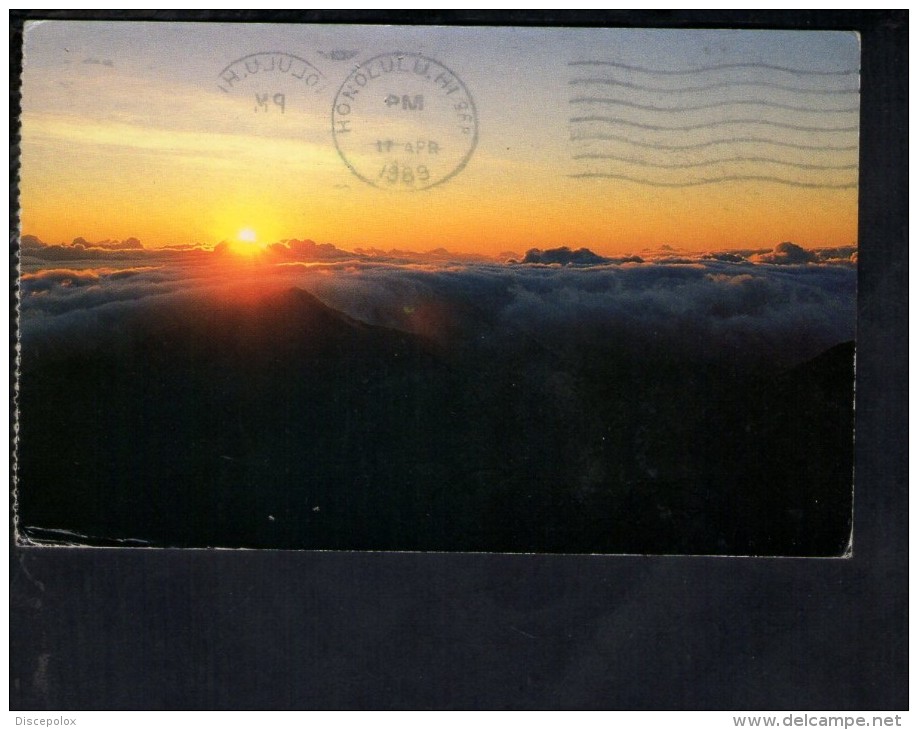 F2870 Haleakala Sunrise, MAUI Hawaii- Vulcano, Volcan, Sunset, Chouchet, Tramonto - Used 1989 - Maui