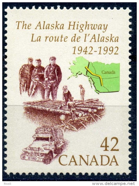 CANADA 1992 ROUTE DE L'ALASKA LUXE ** - Événements & Commémorations