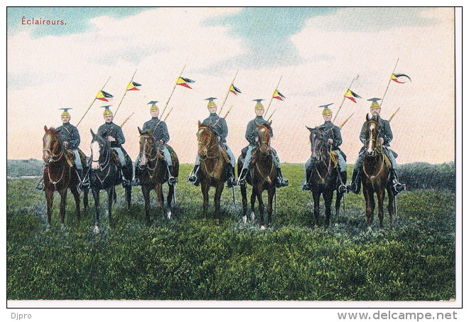 Militaria : Armee Belge  Eclaireurs - Manoeuvres