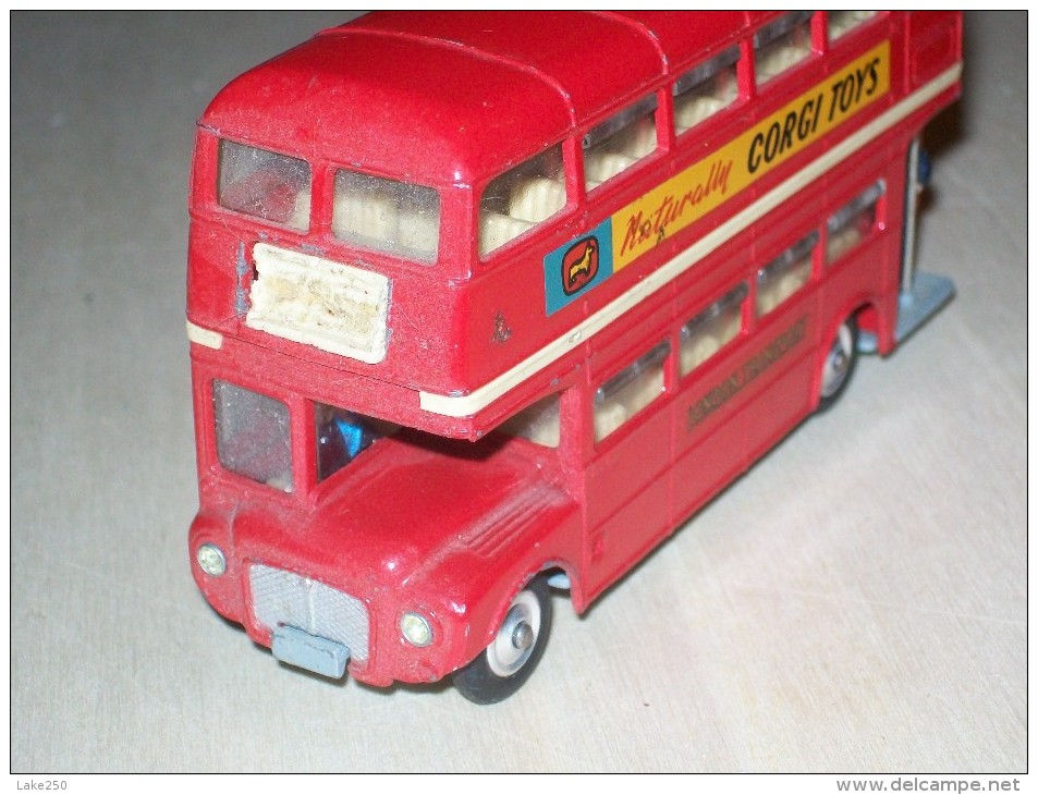 CORGI TOYS - BUS DOUBLE DECKER LONDON TRANSPORT ROUTEMASTER SCALA 1/ - Corgi Toys