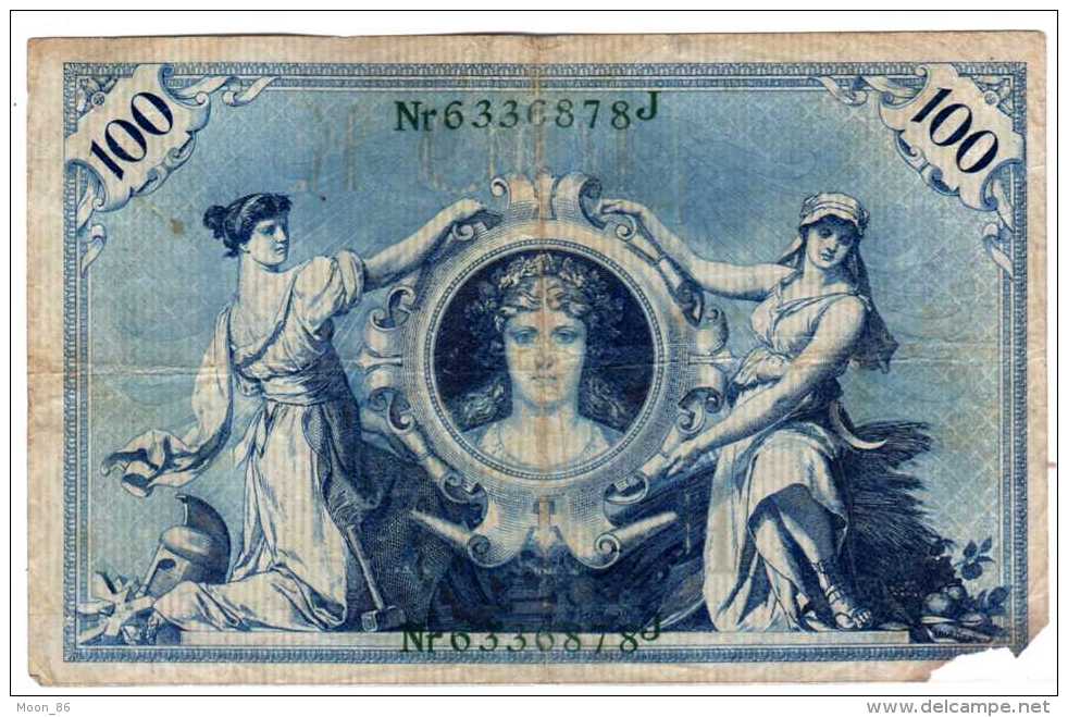 ALLEMAGNE, Billet De Banque République De Weimar - Reichsbanknote  Type 1922 - 100 Mark - Colecciones