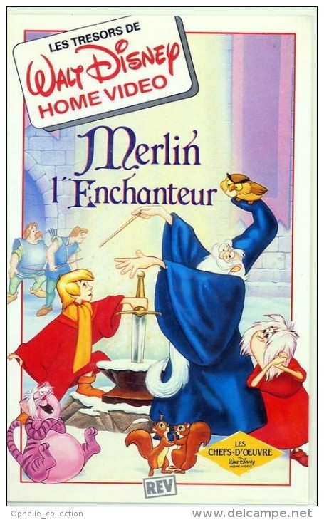 Cartoons Merlin L Enchanteur Collection Chef D Oeuvre Vhs