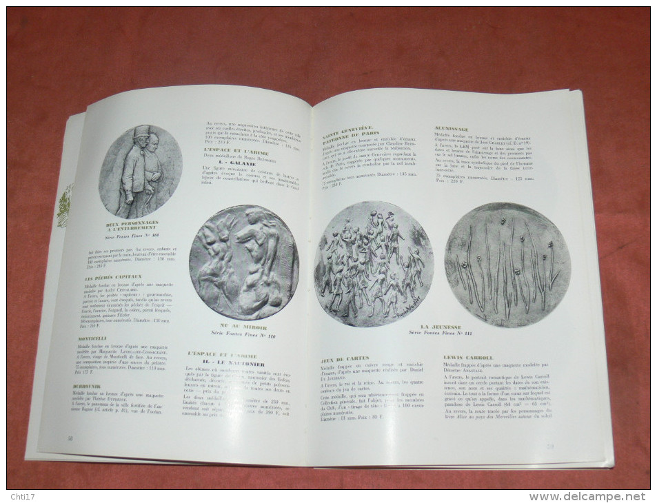 MEDAILLE / CLUB FRANCAIS DE LA MEDAILLE / NUMERO 24 & 25 / 2EME  SEMESTRE 1969 / MONNAIE DE PARIS / AVEC  CATALOGUE - Art