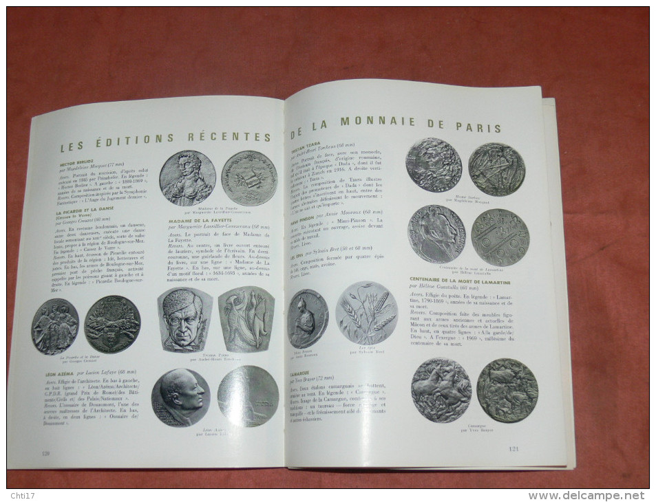 MEDAILLE / CLUB FRANCAIS DE LA MEDAILLE / NUMERO 24 & 25 / 2EME  SEMESTRE 1969 / MONNAIE DE PARIS / AVEC  CATALOGUE