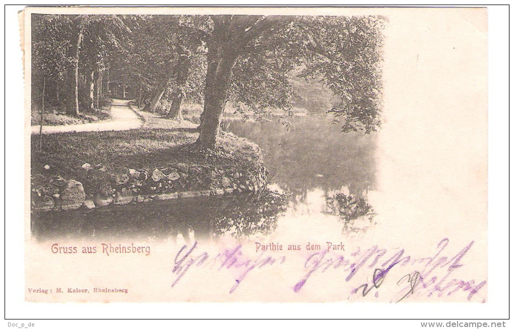 Deutschland - Rheinsberg - Partie Aus Dem Park - 1904 - Rheinsberg