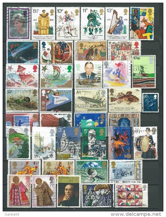 Grande Bretagne - Grat Britain - Lot De Timbres  - Set Of Stamps - Oblit - Used - 2 - Autres & Non Classés