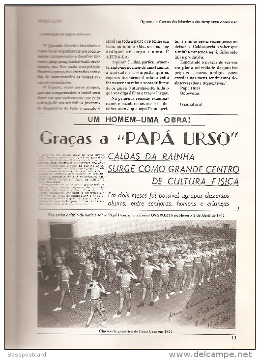 Caldas Da Rainha - Figuras E Factos Da História Do Desporto Caldense Por Mário Lino. Leiria. - Revues & Journaux