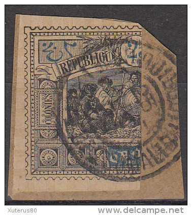 #71# OBOCK N° 54a Oblitéré Sur Fragment - Used Stamps