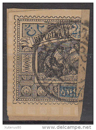 #71# OBOCK N° 54a Oblitéré Sur Fragment - Used Stamps