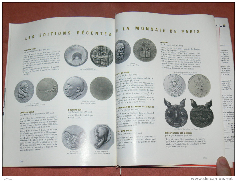 MONNAIE / CLUB FRANCAIS DE LA MEDAILLE / NUMERO  42   / 2EME TRIMESTRE 1974  / MONNAIE DE PARIS / AVEC  CATALOGUE - Arte