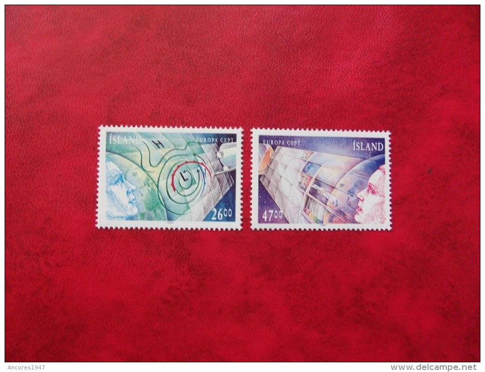 ISLANDIA 1991, YVERT 695-96,  **MNH** - Unused Stamps