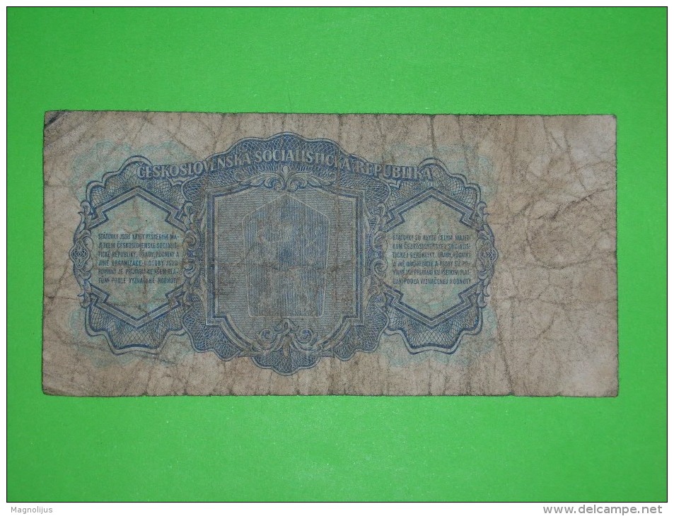 R!,Czechoslovakia,Ceskoslovenske 3 Korune,banknote,paper Money,bill,geld,vintage - Tchécoslovaquie