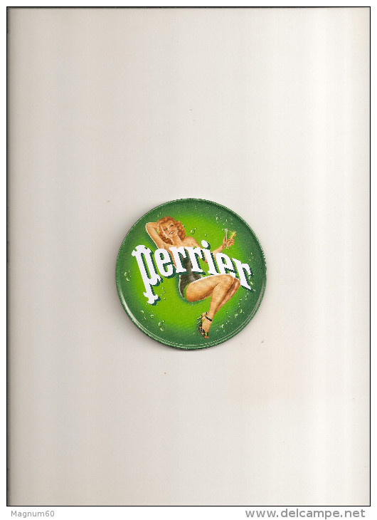 SOUS-BOCKS PERRIER (pin-up Métal) - Sous-bocks