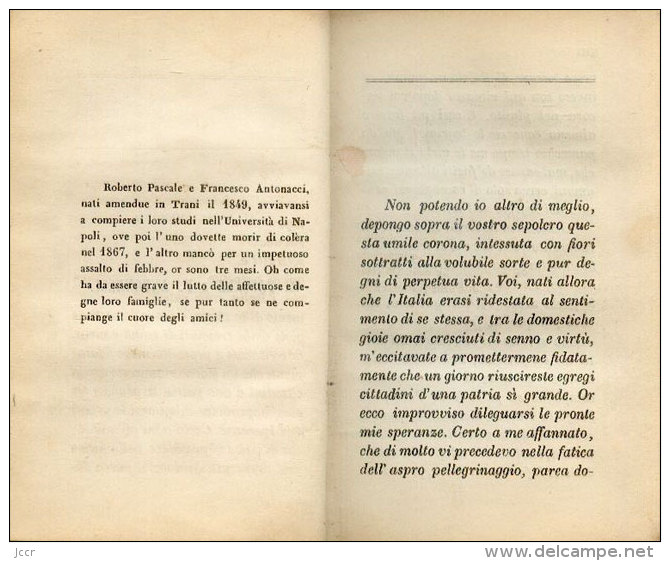 Moralita Poesia Del Vivente Linguaggio Toscano/Giambattista Giuliani/1871 - Livres Anciens