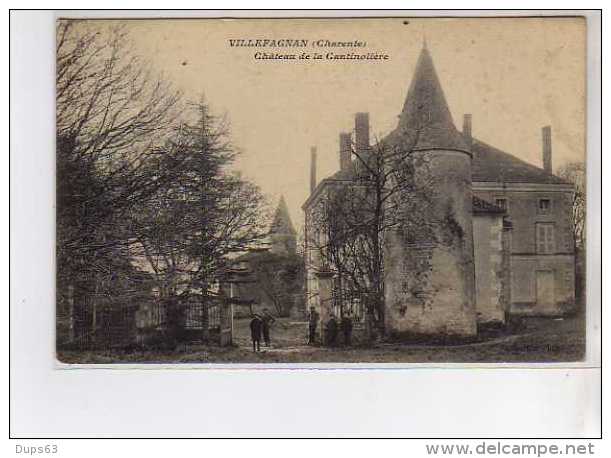 VILLEFAGNAN - Château De La CANTINOLIERE - Très Bon état - Villefagnan