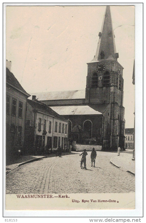 Waasmunster - Kerk (1910) - Waasmunster