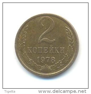 RUSSIA  2 KOPEKS  ANNO 1978 - Russland