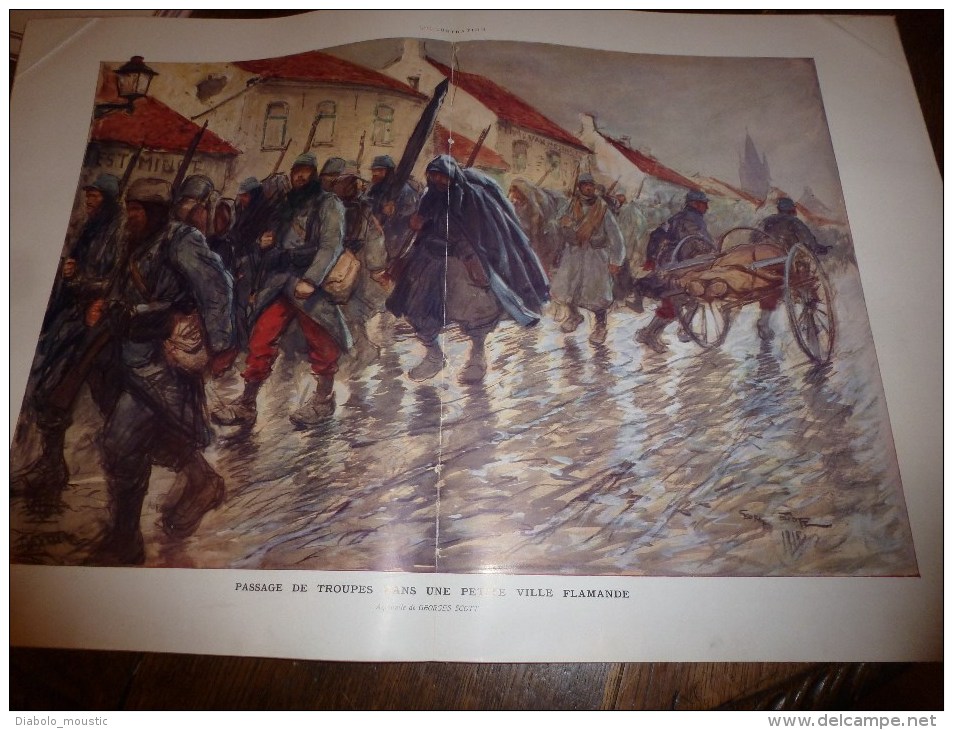 1915  GUERRE: Elève de RODIN à Rossen;VENISE;Raid à CARLSRUHE;Fabrication OBUS au CREUSOT;Pilote Warreford se tue à BUC