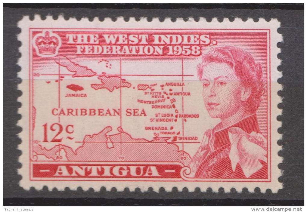 Antigua, 1958, SG 137, Mint Hinged - 1858-1960 Colonie Britannique