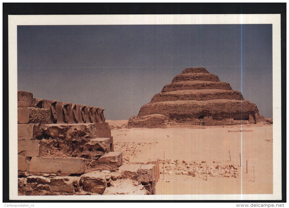 Egypt-sakkara-king Zoser Pyramid-unused,perfect Shape - Other & Unclassified