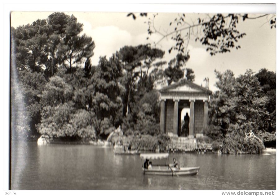 ROMA 1955 - VILLA BORGHESE - IL GIARDINO DEL LAGO - C565 - Parcs & Jardins